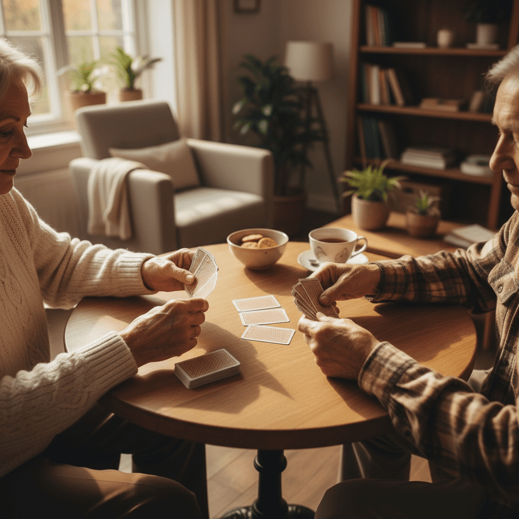 Residents enjoying activities together